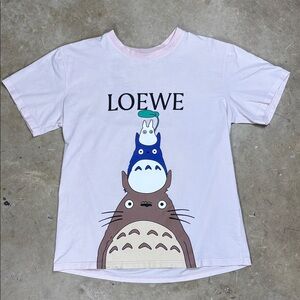 Loewe x Studio Ghibli Collab | Pink My Neighbour Totoro Short Sleeve | Size L